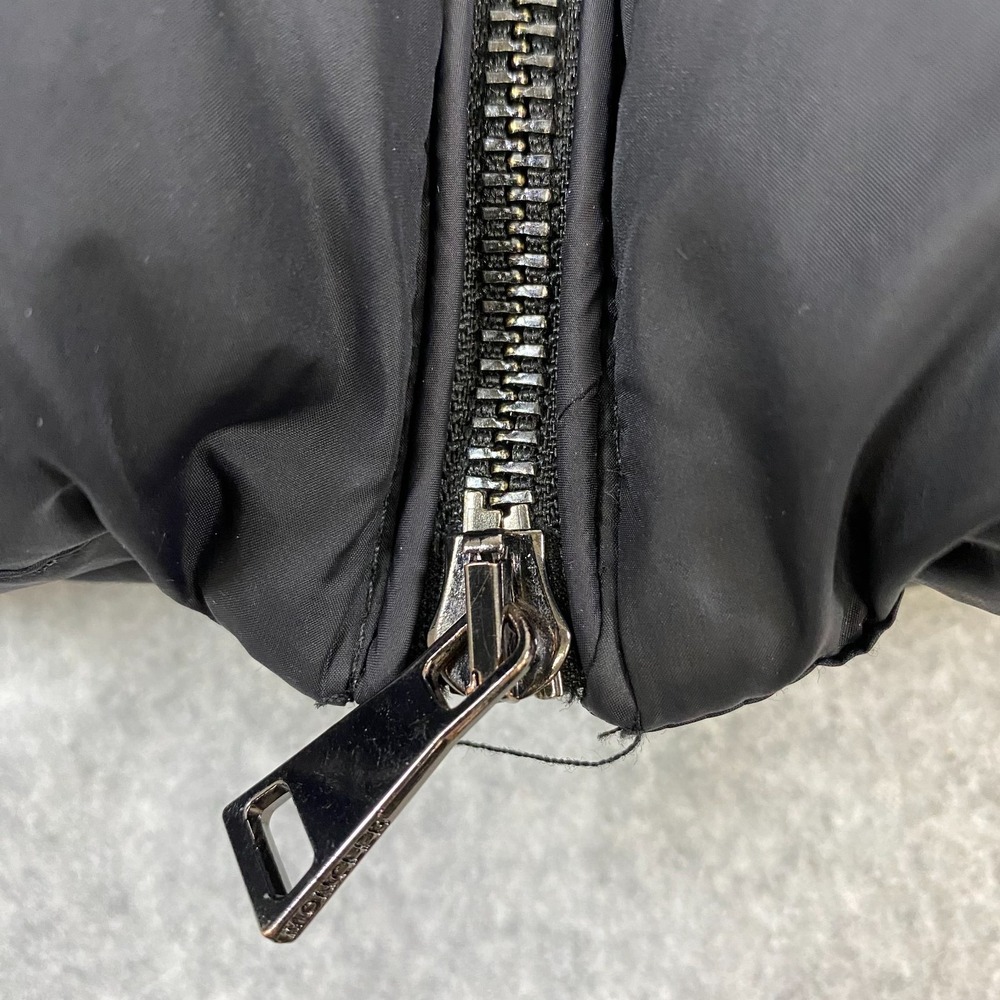 Moncler Avoce Down Jacket Womens 3 Black Puffer Longue Saison Hooded Padded - Picture 4 of 16